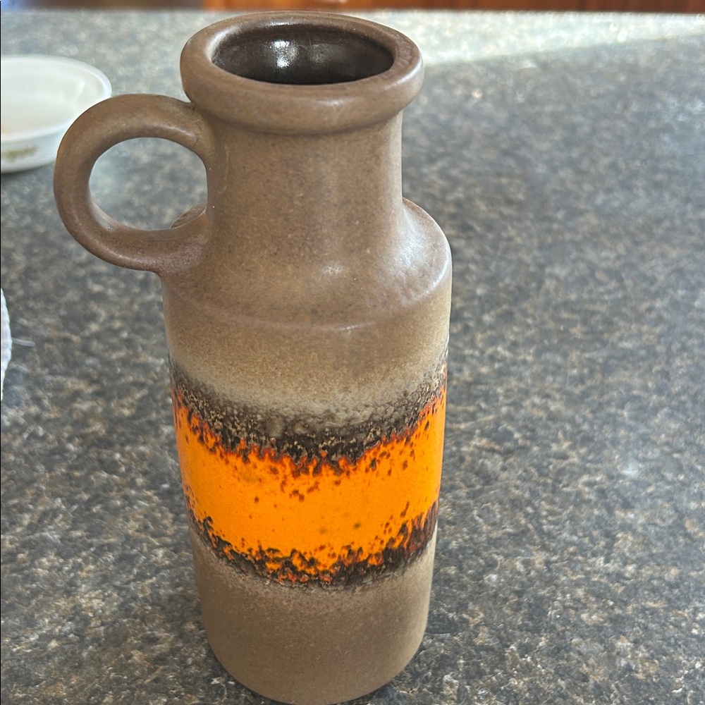 German Pottery MCM Vase Ceramic